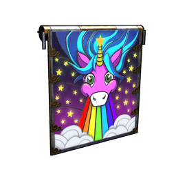 Скин Rainbow Pony Garage Door