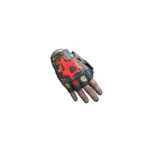 Скин Bombing Roadsign Gloves в Rust