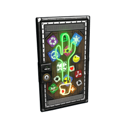 Скин Neon Cactus Metal Door