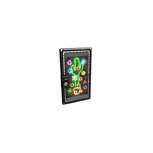 Скин Neon Cactus Metal Door в Rust