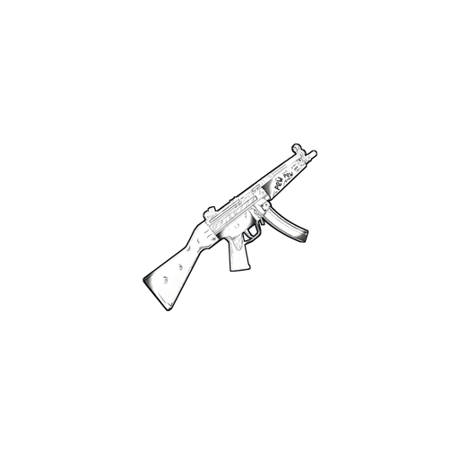 Скин Comics MP5 в Rust