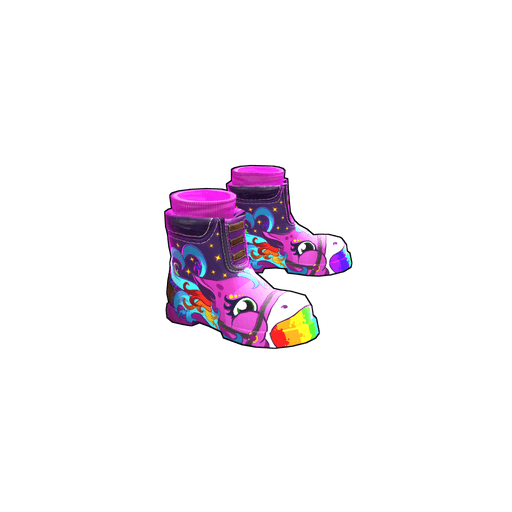 Скин Rainbow Pony Boots в Rust