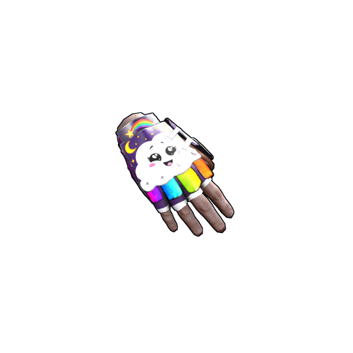 Скин Rainbow Pony Roadsign Gloves в Rust