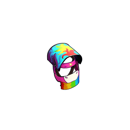 Скин Rainbow Pony Helmet в Rust