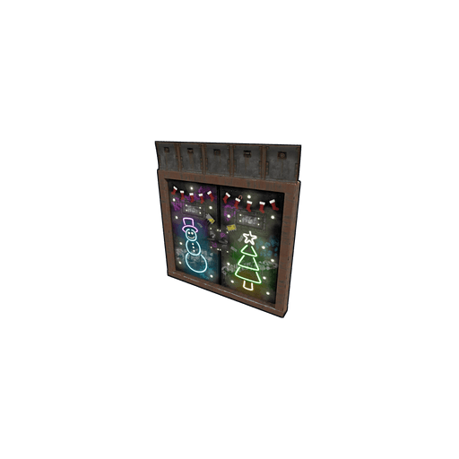 Скин Christmas Bunker Double Door в Rust