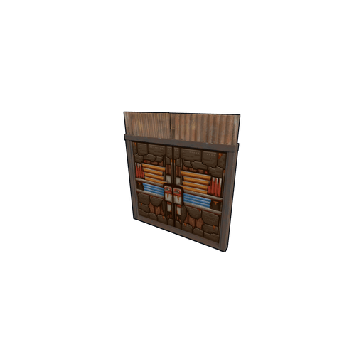 Скин Pixel Metal Double Door в Rust