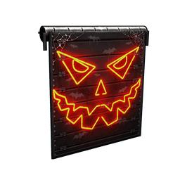 Скин Neon Pumpkin Garage Door