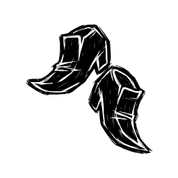Heirloom Classy Low Heels (Scribble Black)