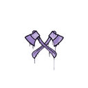 Graffiti | X-Axes (Violent Violet)
