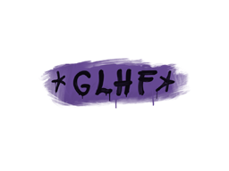 Sealed Graffiti | GLHF (Monster Purple)