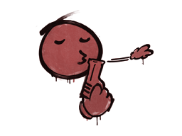 封装的涂鸦 | 快枪手 (血红)