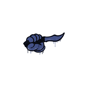 Sealed Graffiti | Backstab (SWAT Blue)