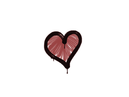 Graffiti | Heart (Blood Red)