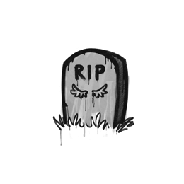 Sealed Graffiti | Tombstone (Shark White)