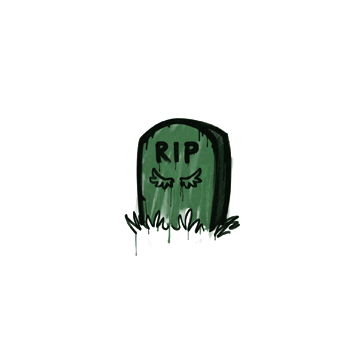 Sealed Graffiti | Tombstone (Jungle Green)