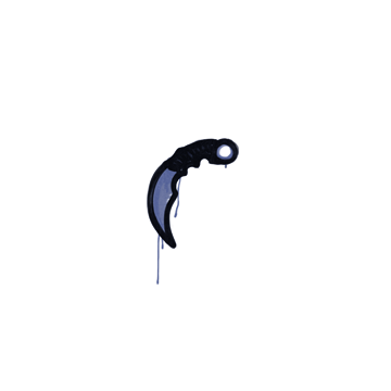 Sealed Graffiti | Karambit (SWAT Blue)