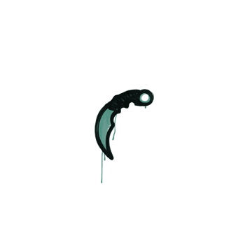 Sealed Graffiti | Karambit (Frog Green)