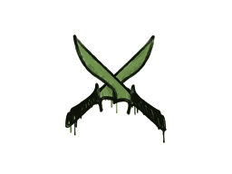 Graffiti | X-Knives (Battle Green)