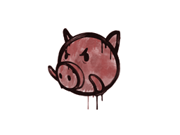 Sealed Graffiti | Piggles (Blood Red)