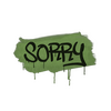 Sealed Graffiti | Sorry (Battle Green)