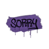 Sealed Graffiti | Sorry (Monster Purple)