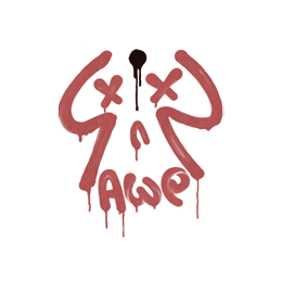 Sealed Graffiti | Recoil AWP (Blood Red)