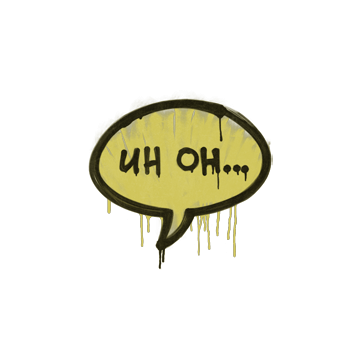 Sealed Graffiti | Uh Oh (Tracer Yellow)