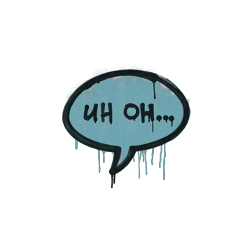 Sealed Graffiti | Uh Oh (Wire Blue)