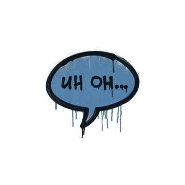 Sealed Graffiti | Uh Oh (Monarch Blue)