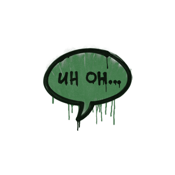 Sealed Graffiti | Uh Oh (Jungle Green)