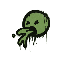 Sealed Graffiti | Puke (Battle Green)