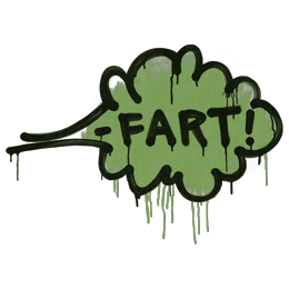 Sealed Graffiti | Fart (Battle Green)