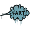 Sealed Graffiti | Fart (Wire Blue)