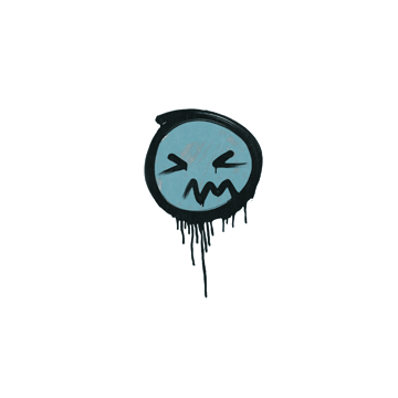 Sealed Graffiti | Grimace (Wire Blue)