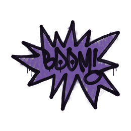 Sealed Graffiti | BOOM (Monster Purple)