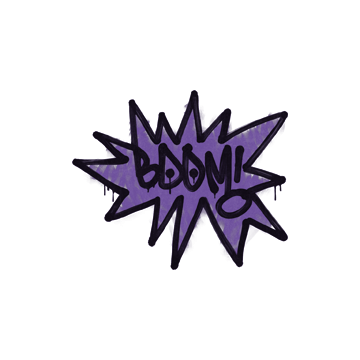 Sealed Graffiti | BOOM (Monster Purple)