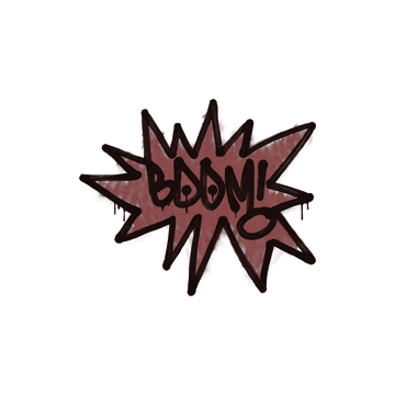 Sealed Graffiti | BOOM (Brick Red)