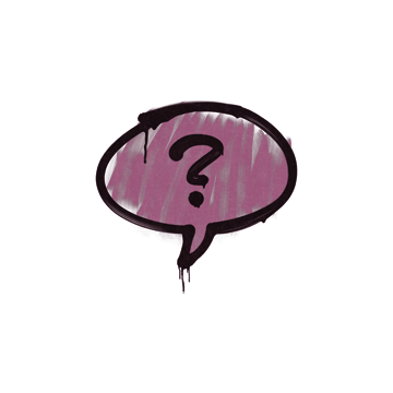 Sealed Graffiti | Question Mark (Princess Pink)