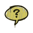 Sealed Graffiti | Question Mark (Tracer Yellow)