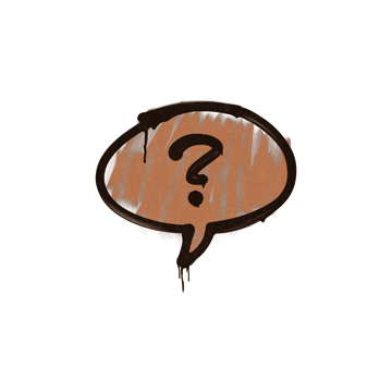 Sealed Graffiti | Question Mark (Tiger Orange)