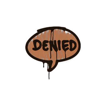 Sealed Graffiti | Denied (Tiger Orange)