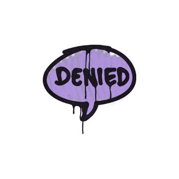 Sealed Graffiti | Denied (Violent Violet)