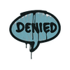 Sealed Graffiti | Denied (Wire Blue)