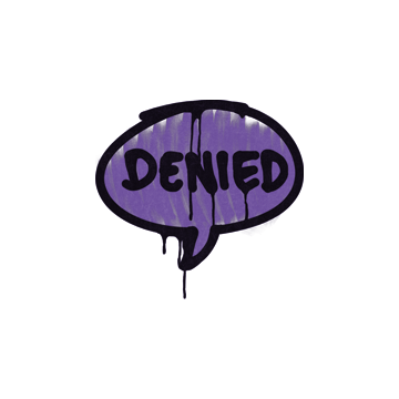 Sealed Graffiti | Denied (Monster Purple)