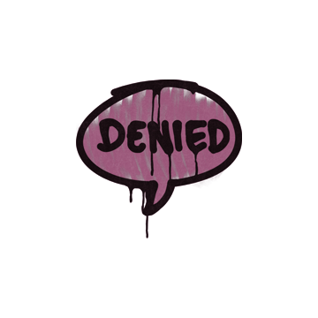Sealed Graffiti | Denied (Princess Pink)