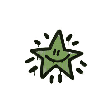 Sealed Graffiti | Shining Star (Battle Green)