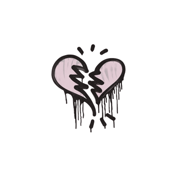 Sealed Graffiti | Broken Heart (War Pig Pink)