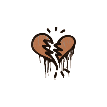 Sealed Graffiti | Broken Heart (Tiger Orange)