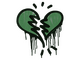 Sealed Graffiti | Broken Heart (Jungle Green)