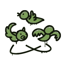 Sealed Graffiti | Dizzy (Battle Green)